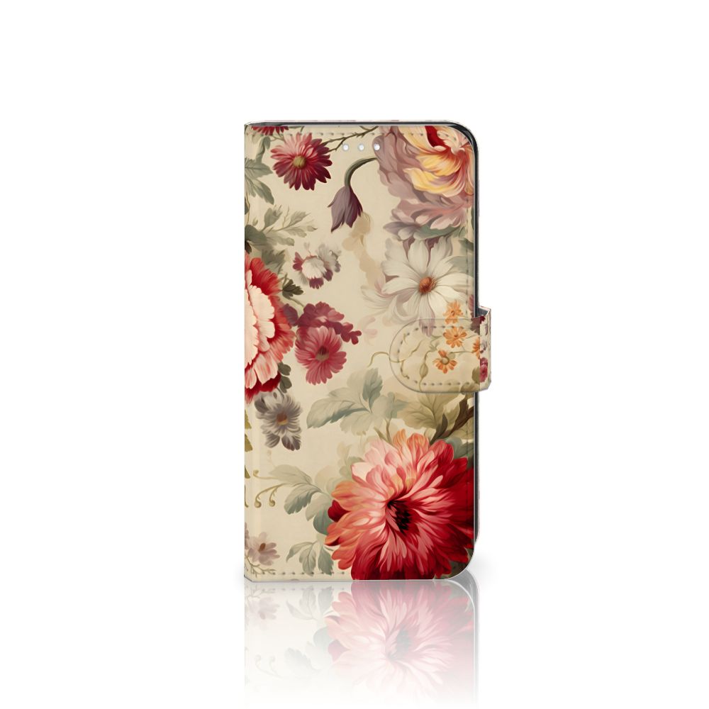Samsung Galaxy S21 FE Hoesje bloemen voorkant