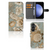 Samsung Galaxy S23 FE hoesje Vintage Bird Flowers voorzijde achterkant binnenkant