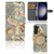 Samsung Galaxy S23 Plus hoesje voor Samsung Galaxy S23 Plus Vintage Bird Flowers aanzicht