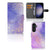 Samsung Galaxy S24 hoesje Watercolor Paars voorkant achterkant binnenzijde