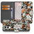 Samsung Galaxy S25 Edge hoesje voor Samsung Galaxy S25 Edge Dark Flowers voorkant