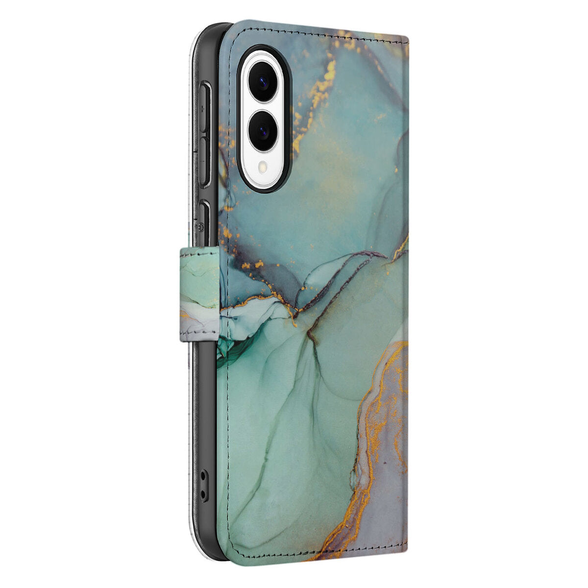 Samsung Galaxy S25 Edge hoesje Watercolor Mix zijaanzicht