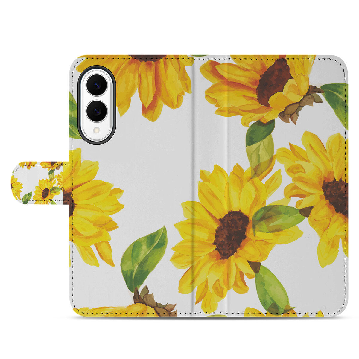 Samsung Galaxy S25 Edge hoesje Zonnebloemen voorkant