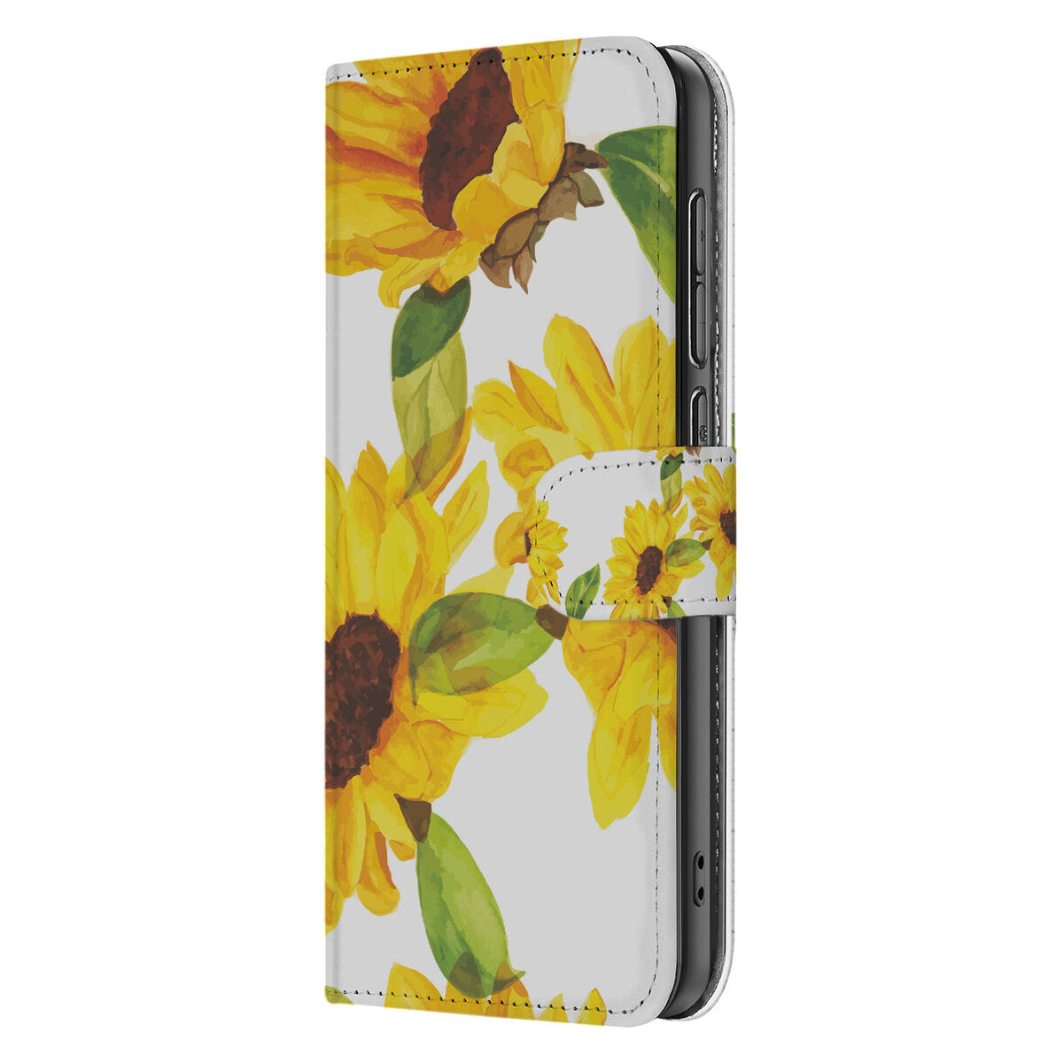 Samsung Galaxy S25 Edge hoesje Zonnebloemen zijaanzicht