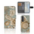 Samsung Galaxy S25 hoesje Vintage Bird Flowers voorzijde zijkant binnenkant