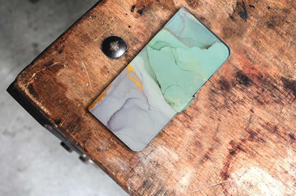 Hoesje voor Samsung Galaxy Xcover 7 Watercolor Mix design bovenaanzicht