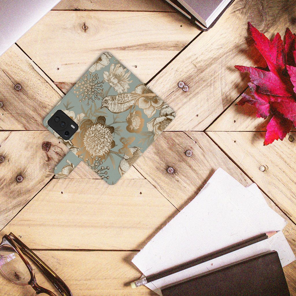 Hoesje voor Xiaomi 13 Lite Vintage Bird Flowers bovenaanzicht