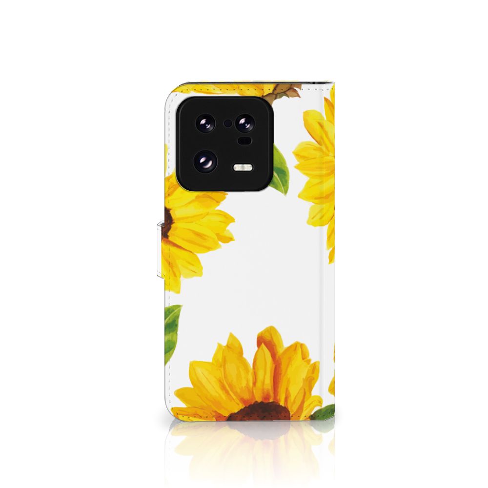 Hoesje voor Xiaomi 13 Pro Zonnebloemen telefoonhoesje zonnebloem ontwerp voorkant