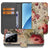 Xiaomi 15 hoesje voor Xiaomi 15 Bloemen book case bloemen design voorzijde