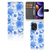 Hoesje voor Xiaomi Poco F5 Flowers Blue telefoonhoesje bloemen design aanzicht
