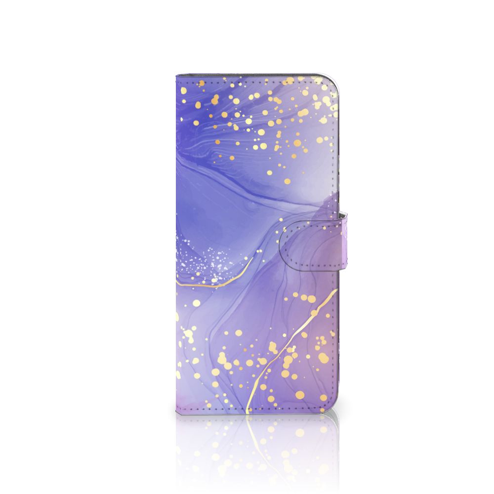 Hoesje voor Xiaomi Redmi 10C Watercolor Paars hoesje watercolor paars aanzicht