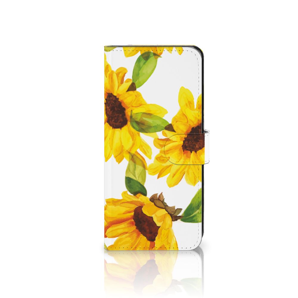 Hoesje voor Xiaomi Redmi Note 12 4G Zonnebloemen zonnebloemen design voorkant