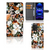 Hoesje voor Xiaomi Redmi Note 12 5G | Poco X5 Dark Flowers bloemen design aanzicht