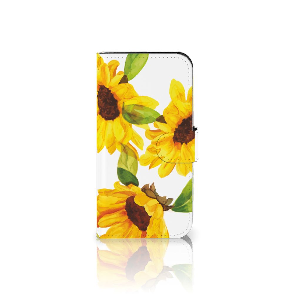 Hoesje voor iPhone 15 Pro Zonnebloemen met een zonnig ontwerp van gele zonnebloemen. 🌻