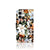 iPhone 16 hoesje Dark Flowers bloemen design achteraanzicht