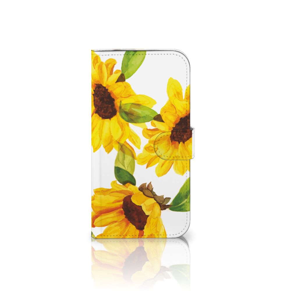 Hoesje voor iPhone 16 Pro Max Zonnebloemen zonnebloemen design voorkant