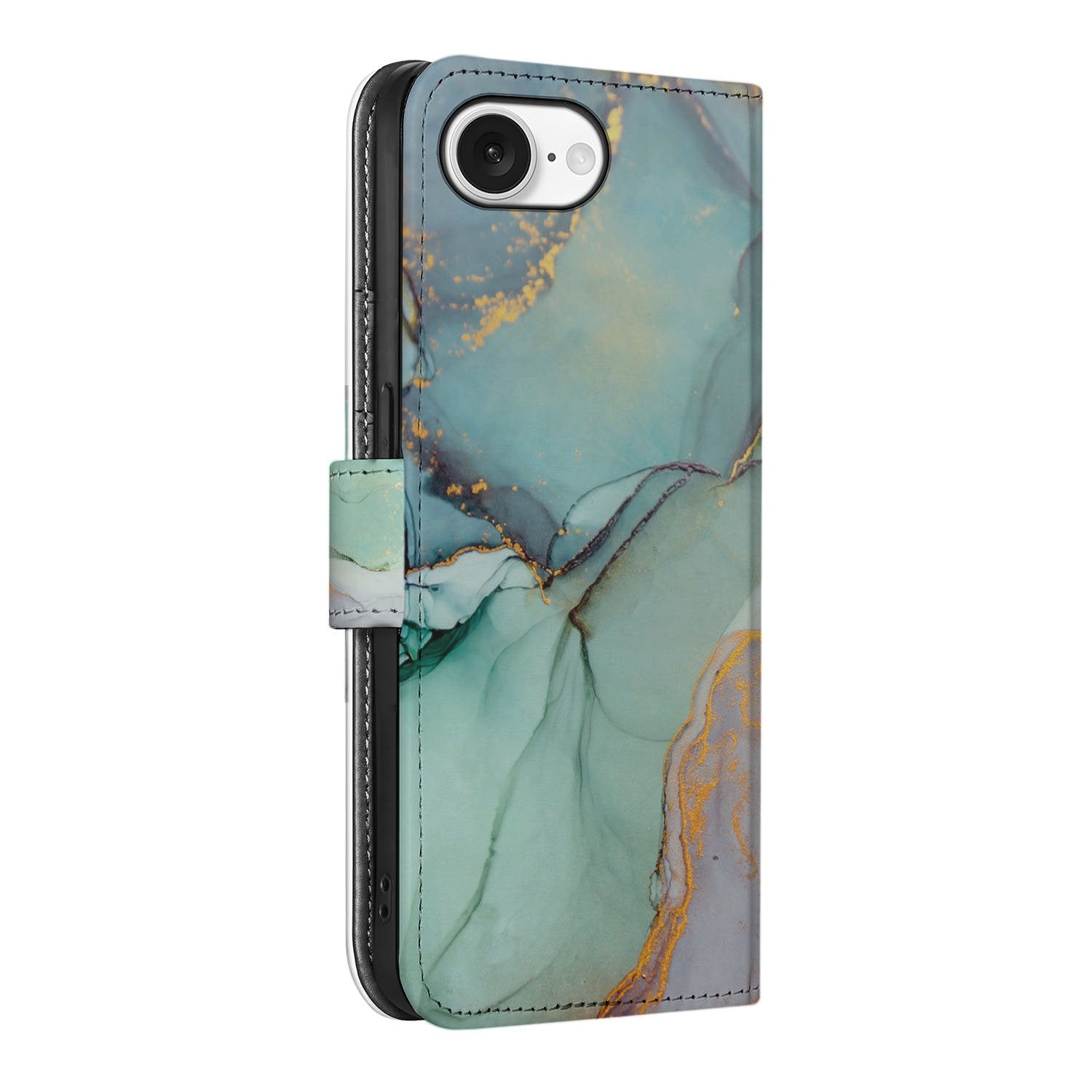 Hoesje voor iPhone 16e Watercolor Mix hoesje watercolor mix zijaanzicht