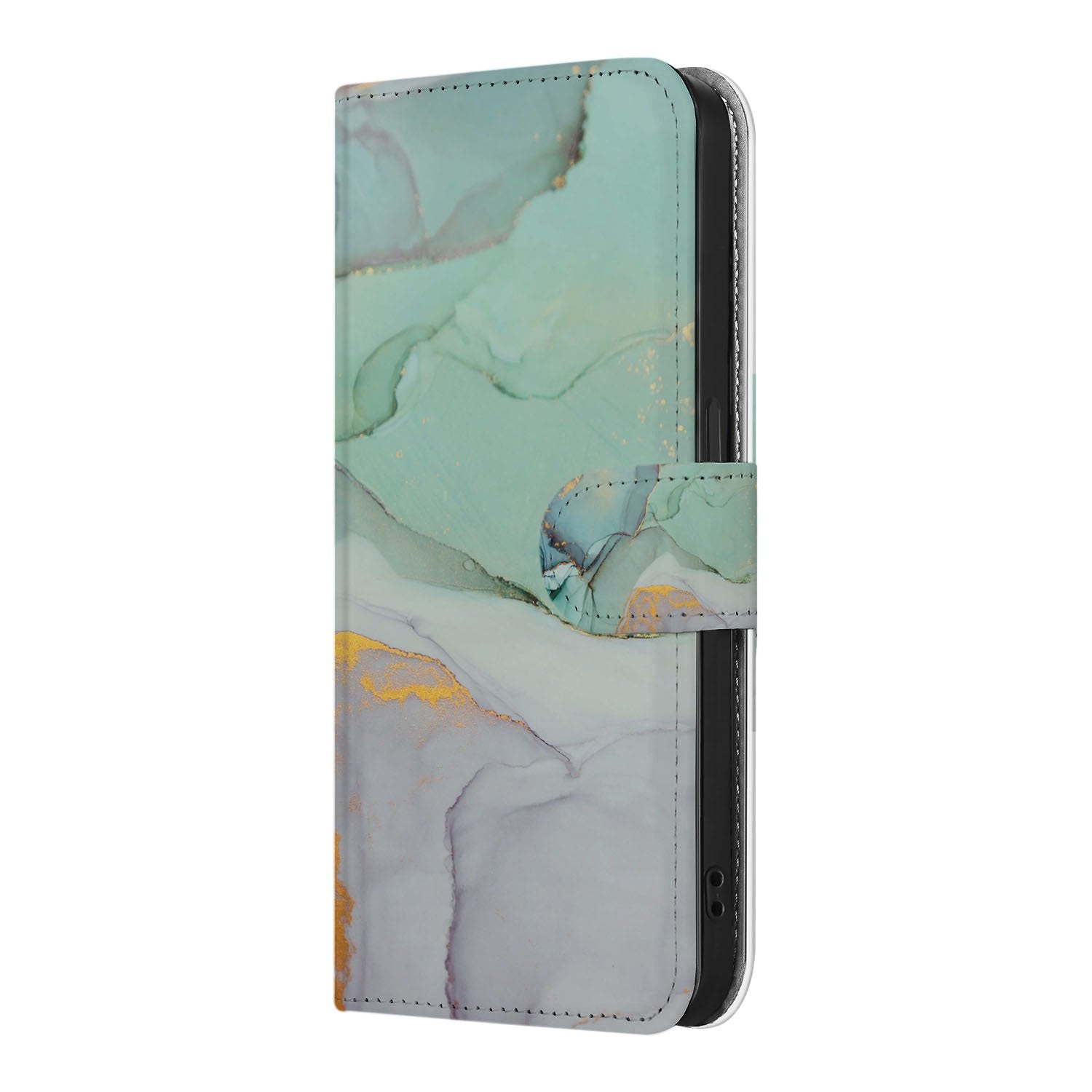 Apple iPhone 16e hoesje Watercolor Mix zijkant