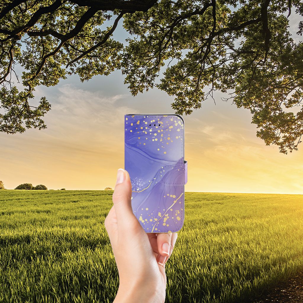 Hoesje voor iPhone 7 | 8 | SE (2020) | SE (2022) Watercolor Paars