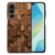 Samsung Galaxy A16 5G/4G Houten Print Telefoonhoesje Wooden Cubes voorkant