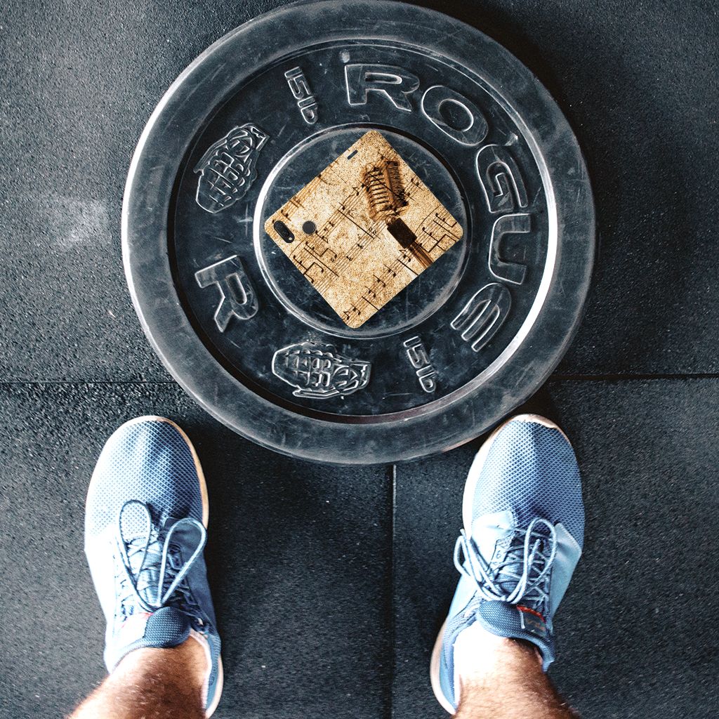 Huawei P Smart Plus Stand Case Bladmuziek