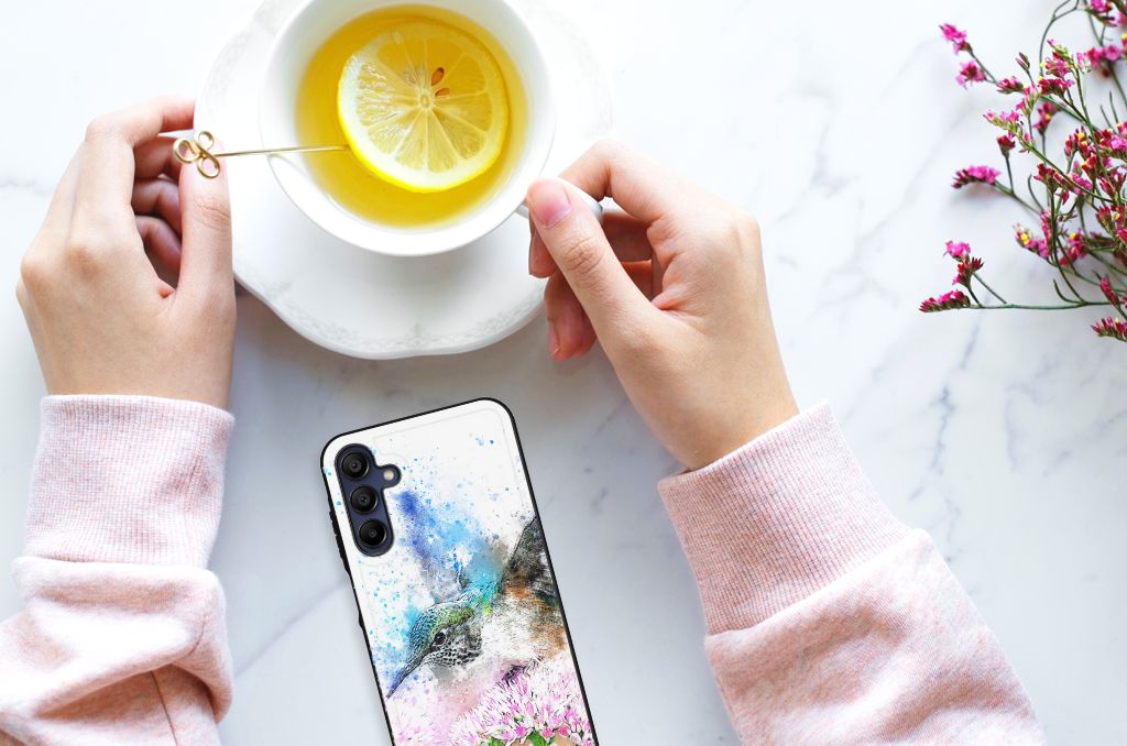 Kleurrijke Telefoonhoesje Samsung Galaxy A15 Vogel B2C Telecom