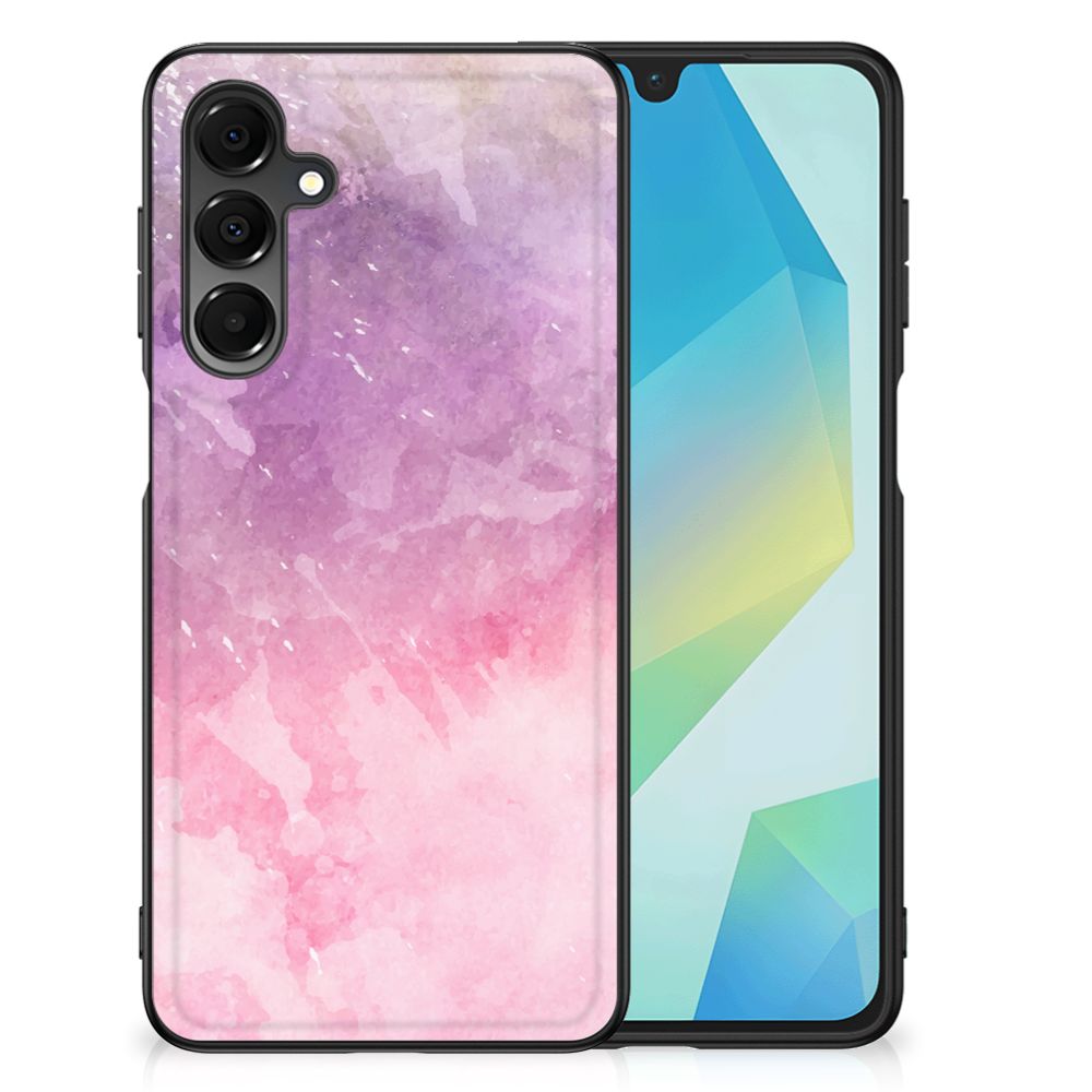 Samsung Galaxy A16 5G/4G Kleurrijke Telefoonhoesje Pink Purple Paint achterkant