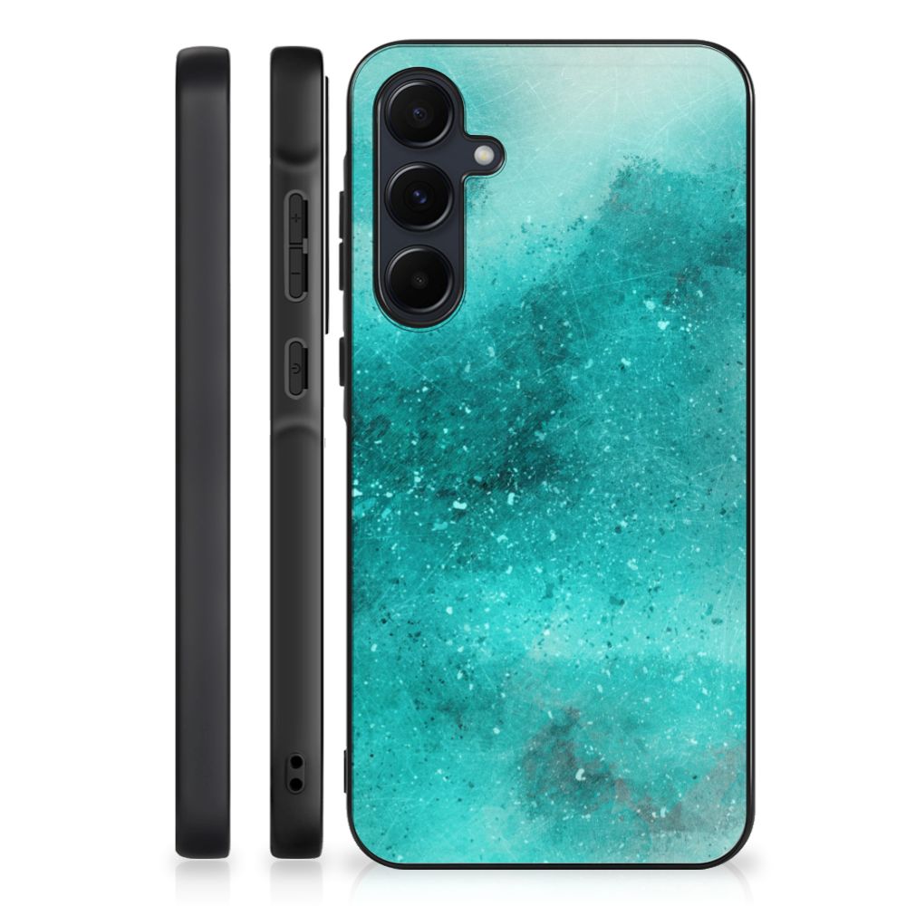 Kleurrijke Telefoonhoesje Samsung Galaxy A55 Painting Blue B2C Telecom