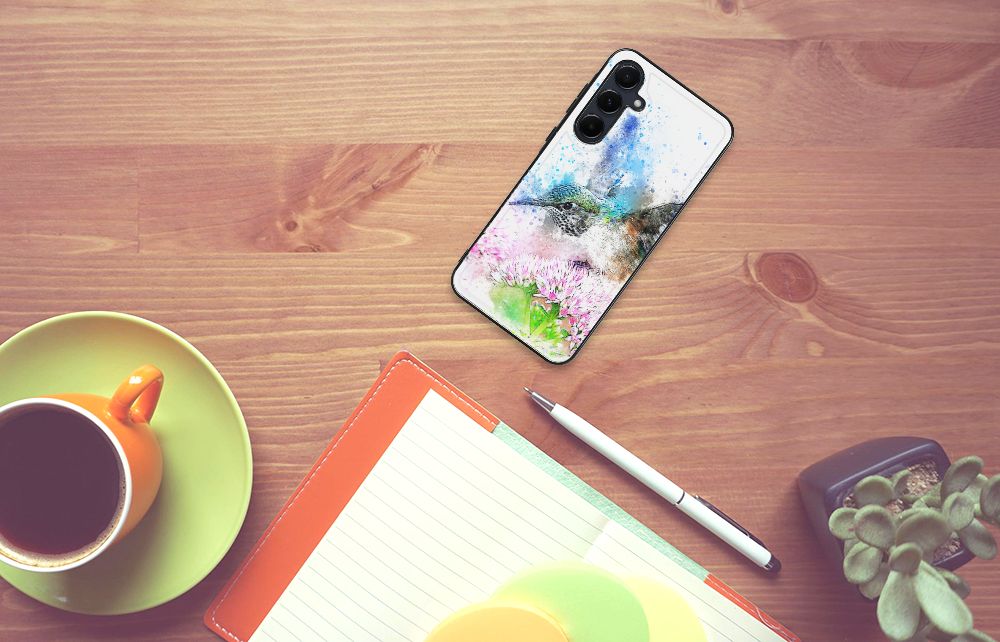 Kleurrijke Telefoonhoesje Samsung Galaxy A55 Vogel B2C Telecom