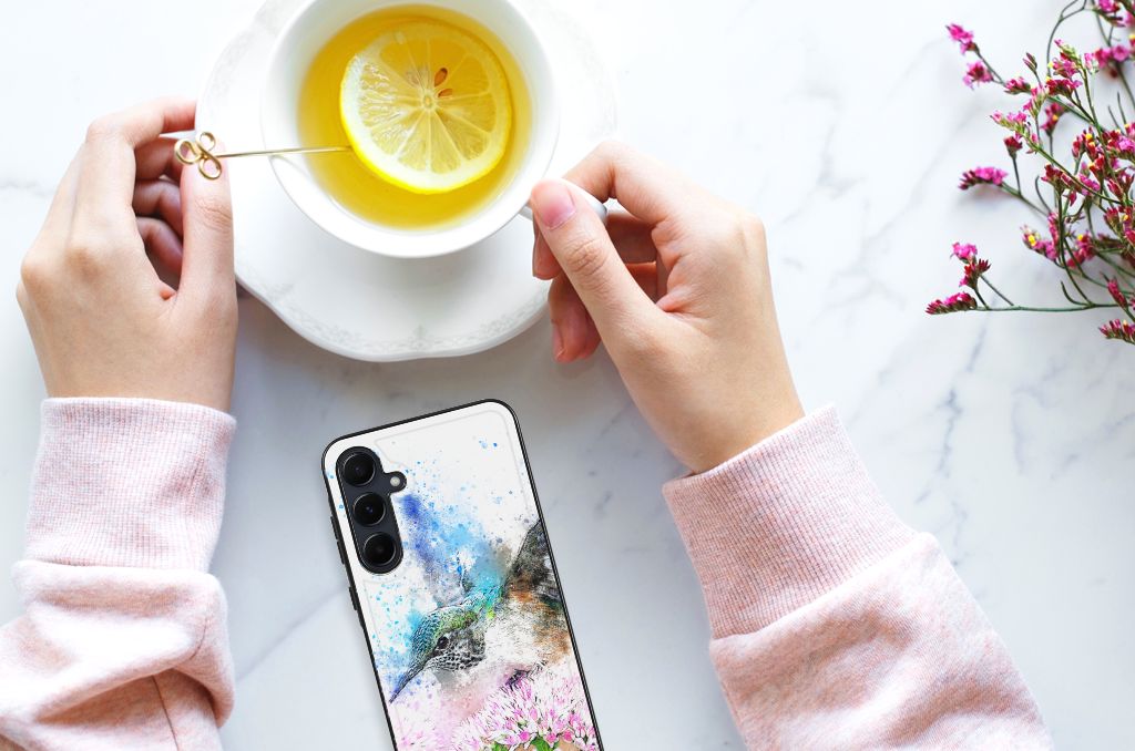 Kleurrijke Telefoonhoesje Samsung Galaxy A55 Vogel B2C Telecom