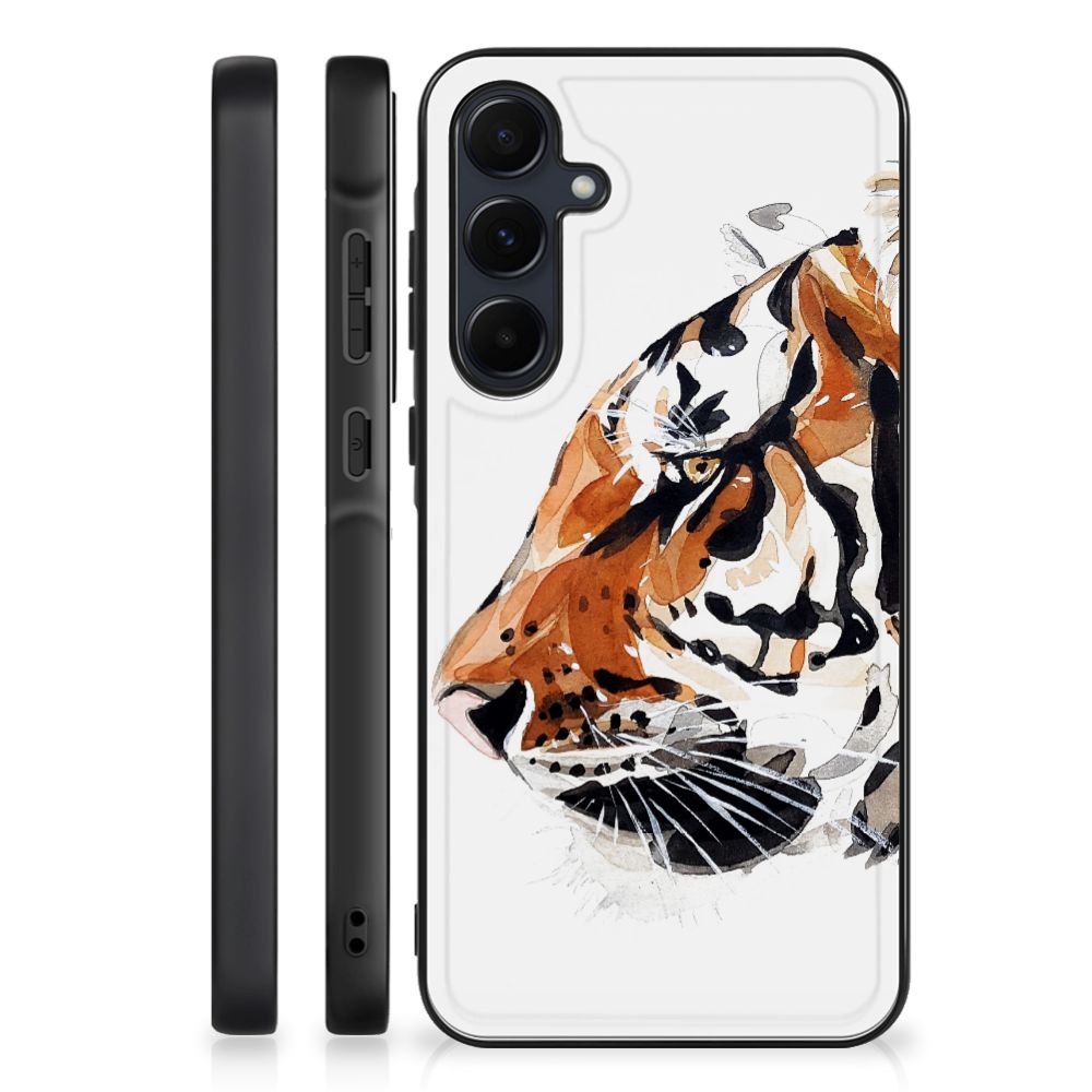 Kleurrijke Telefoonhoesje Samsung Galaxy A55 Watercolor Tiger B2C Telecom