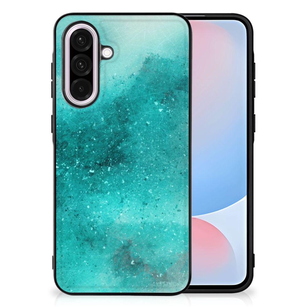 Samsung Galaxy A56 Kleurrijke Telefoonhoesje Painting Blue achterkant