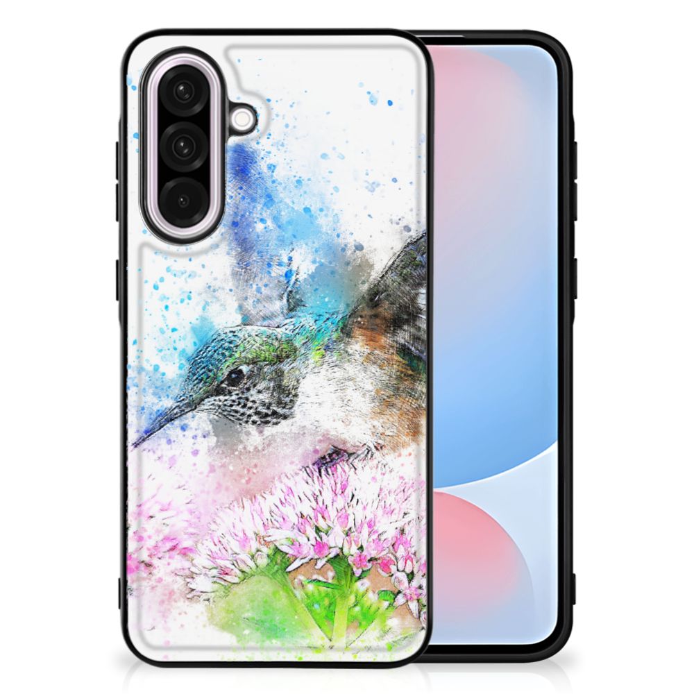 Samsung Galaxy A56 Kleurrijke Telefoonhoesje Vogel Watercoloring voorkant en achterkant