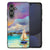 Samsung Galaxy S24 FE Kleurrijke Telefoonhoesje Watercoloring boot vooraanzicht