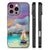 Apple iPhone 16 Pro Kleurrijke Telefoonhoesje Boat watercoloring zijaanzicht