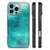 Apple iPhone 16 Pro Kleurrijke Telefoonhoesje iPhone 16 Pro Painting Blue achterkant zijkanten