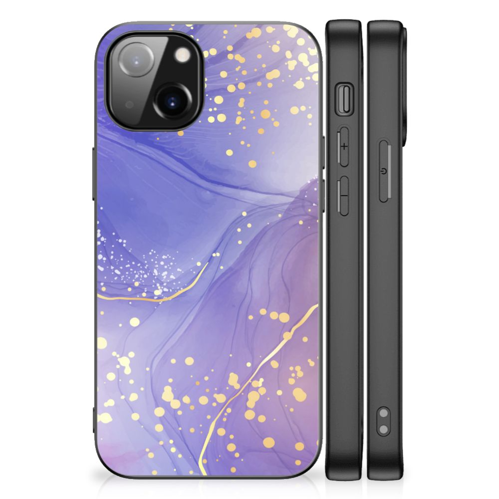 Kleurrijke Telefoonhoesje voor Apple iPhone 13 Watercolor Paars B2C Telecom