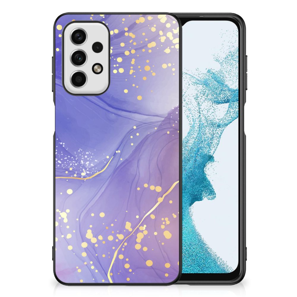 Kleurrijke Telefoonhoesje voor Samsung Galaxy A23 Watercolor Paars B2C Telecom