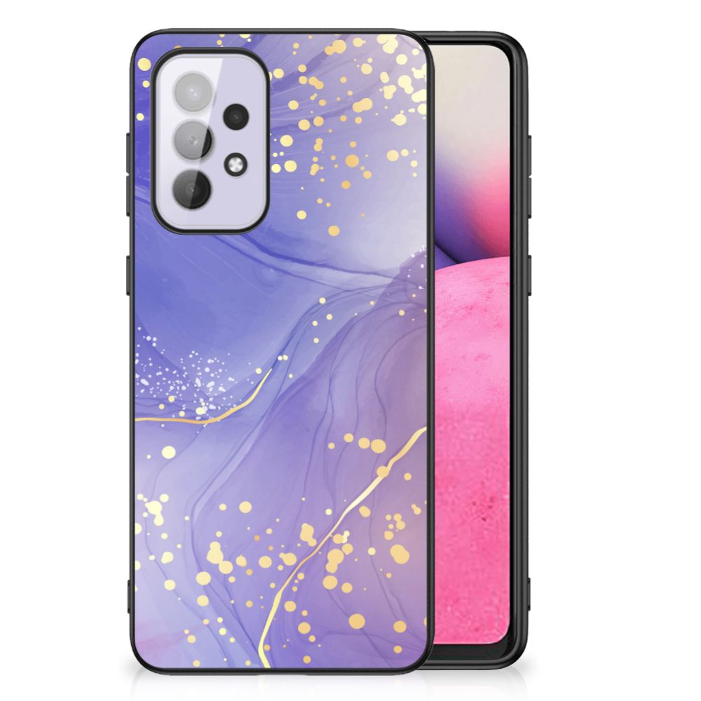 Kleurrijke Telefoonhoesje voor Samsung Galaxy A33 5G Watercolor Paars B2C Telecom