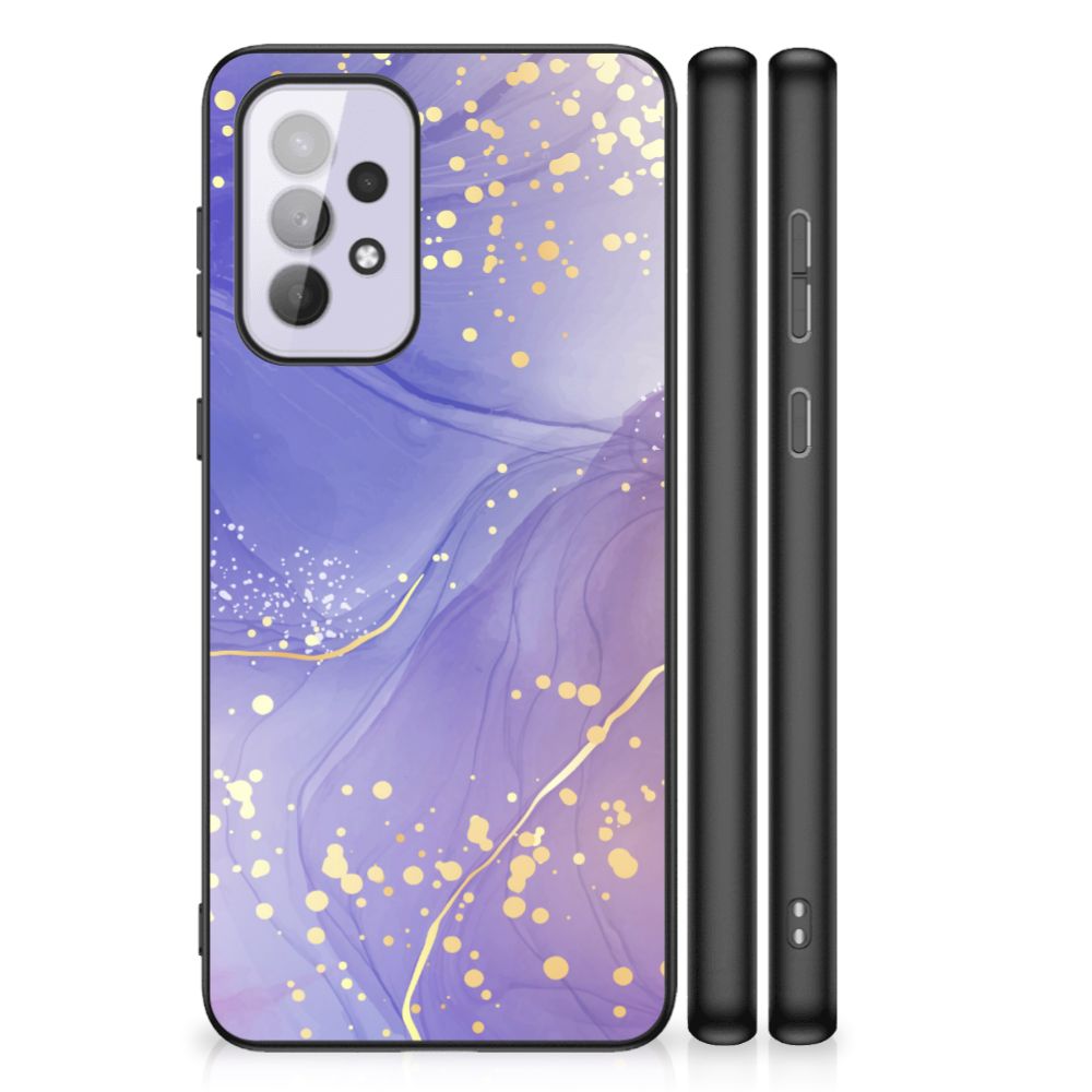 Kleurrijke Telefoonhoesje voor Samsung Galaxy A33 5G Watercolor Paars B2C Telecom