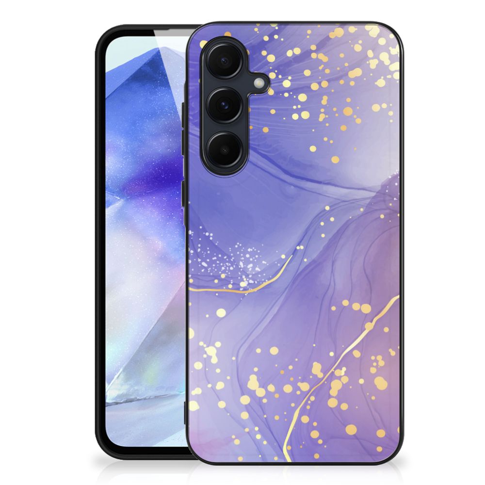 Kleurrijke Telefoonhoesje voor Samsung Galaxy A55 Watercolor Paars B2C Telecom