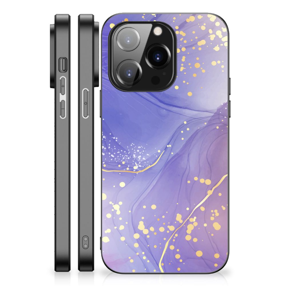 Kleurrijke Telefoonhoesje voor iPhone 14 Pro Watercolor Paars B2C Telecom