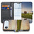 Koe Hoesje Voor iPhone Air Bookcase koeienprint zwart-wit aanzicht