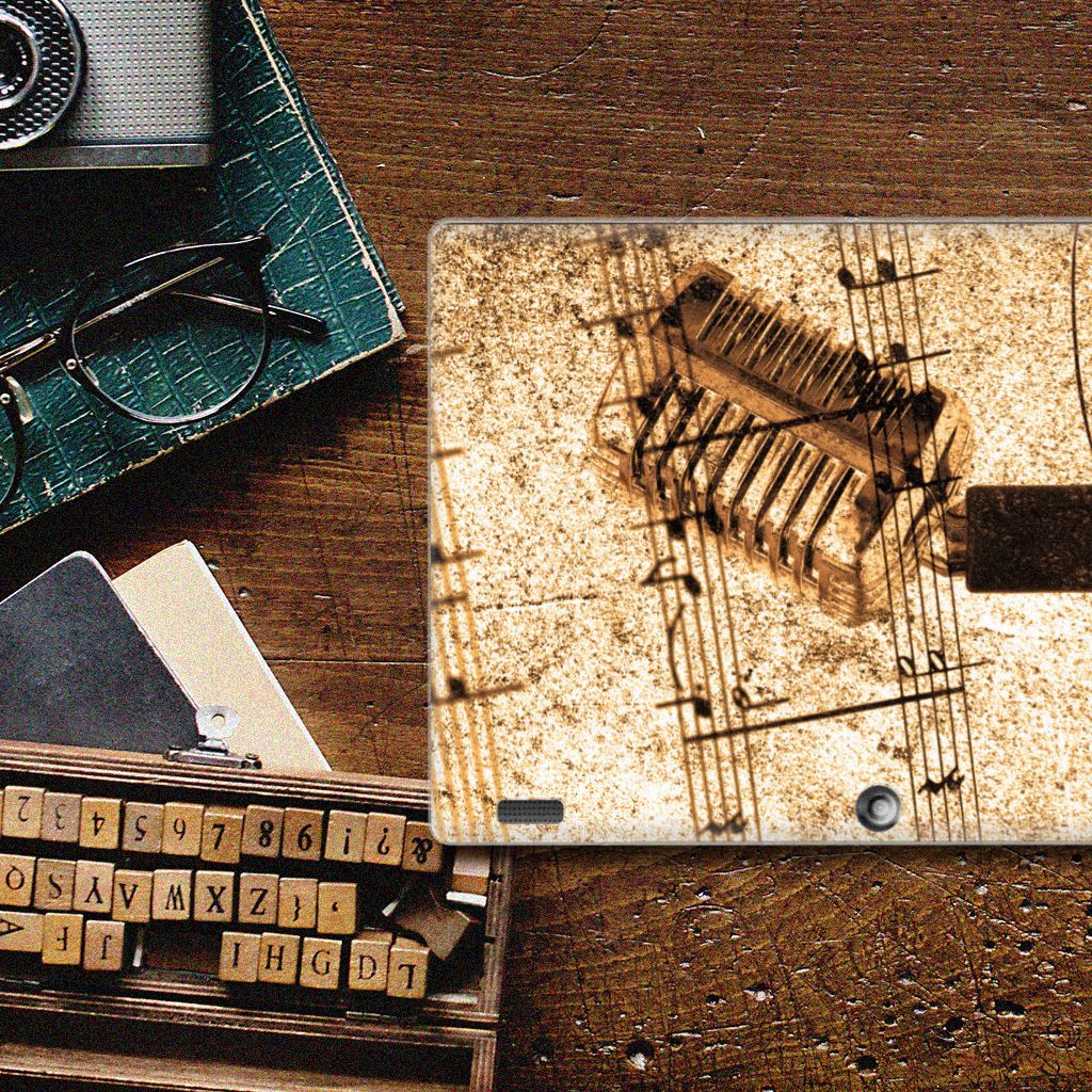 Lenovo Tab 10 | Tab 2 A10-30 Tablet Backcover met foto Bladmuziek - B2C Telecom