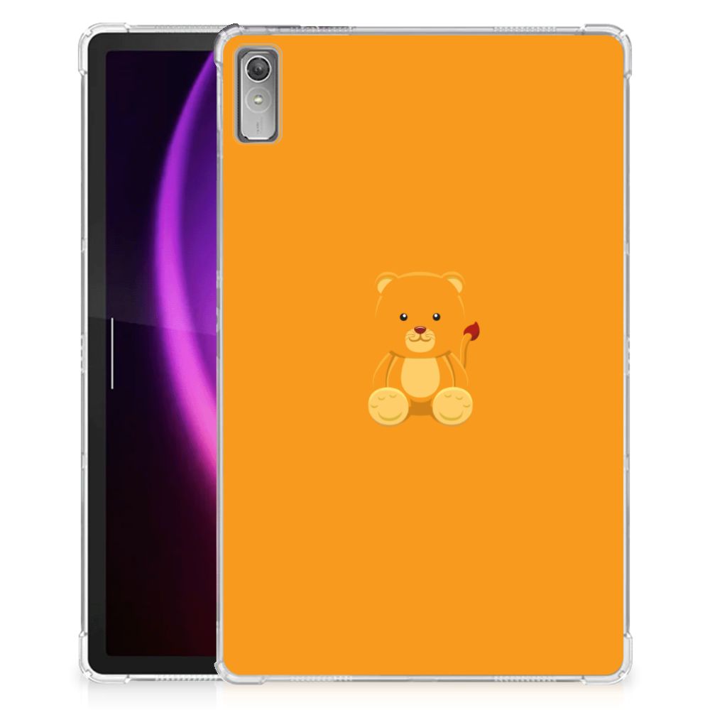 Lenovo Tab P11 Gen 2 Tablet Back Cover Baby Beer teddybeer oranje design achterzijde