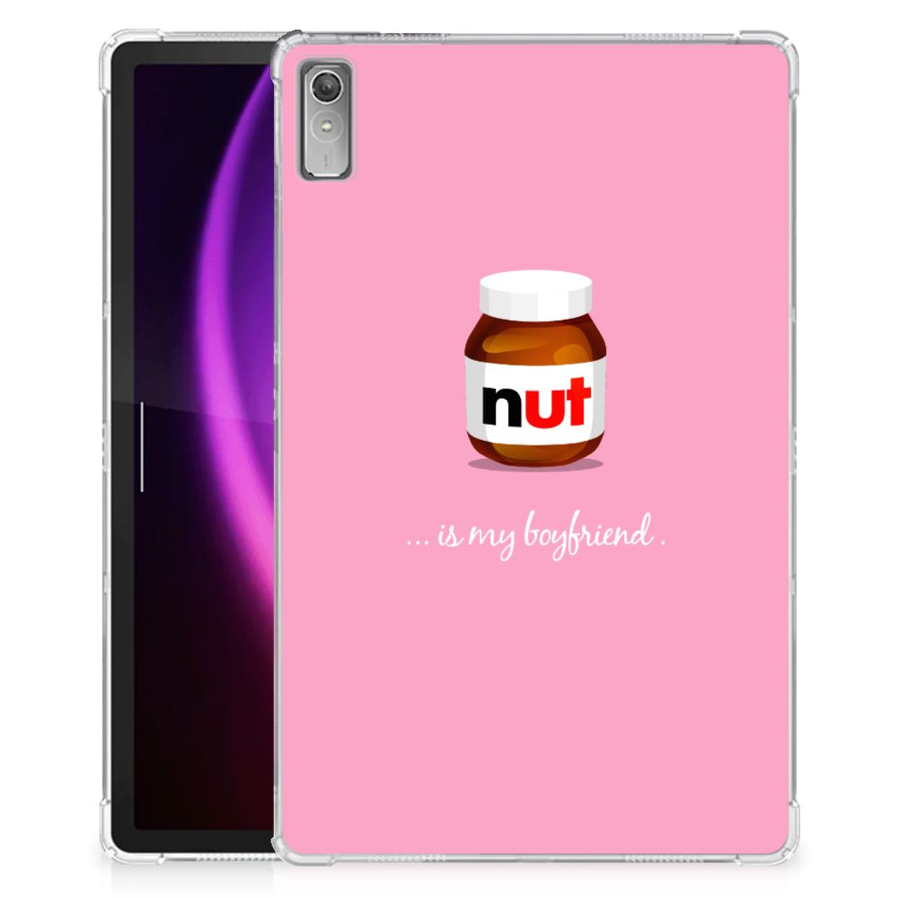 Lenovo Tab P11 Gen 2 Tablet Cover Nut Boyfriend roze achterkant illustratie