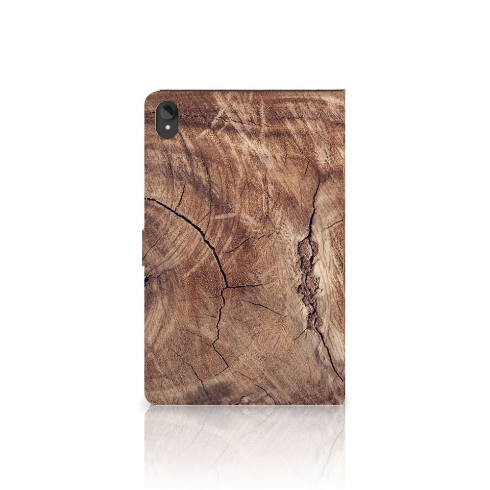 Lenovo Tab P11 | P11 Plus Tablet Book Cover Tree Trunk design achterkant