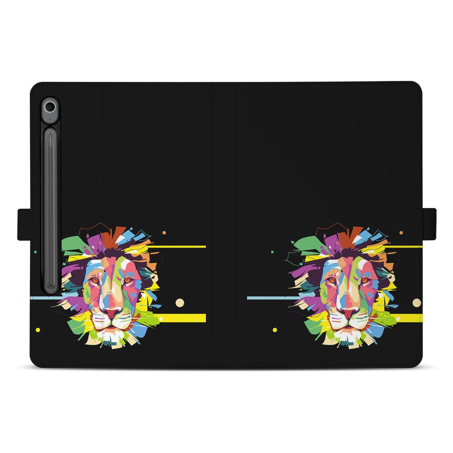 Lion Color Tablet Hoesje met Standaard Samsung Galaxy Tab S10 FE | Tab S9 FE design lion kleur