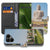 Fairphone 6 Luxe Bookcase Hoesje Boeddha Goud Blauw Design voorkant