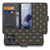 Motorola Moto G86 Book Case Franse Lelie Bruin Goud binnenkant met pasjes.